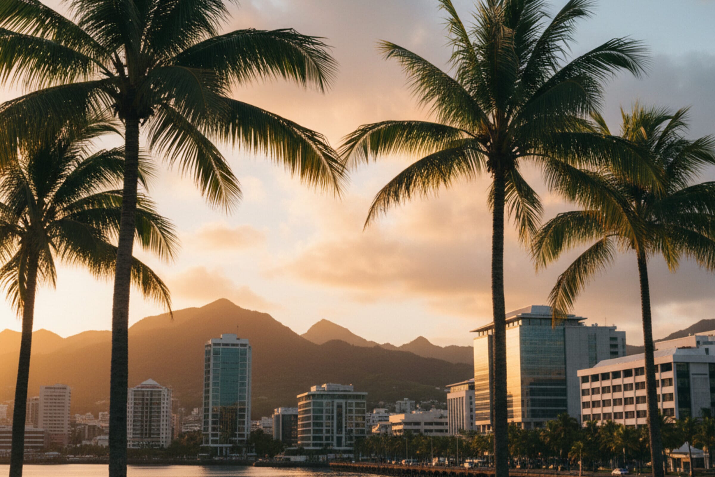 Safest countries in Africa 2025 - Port Louis Mauritius waterfront