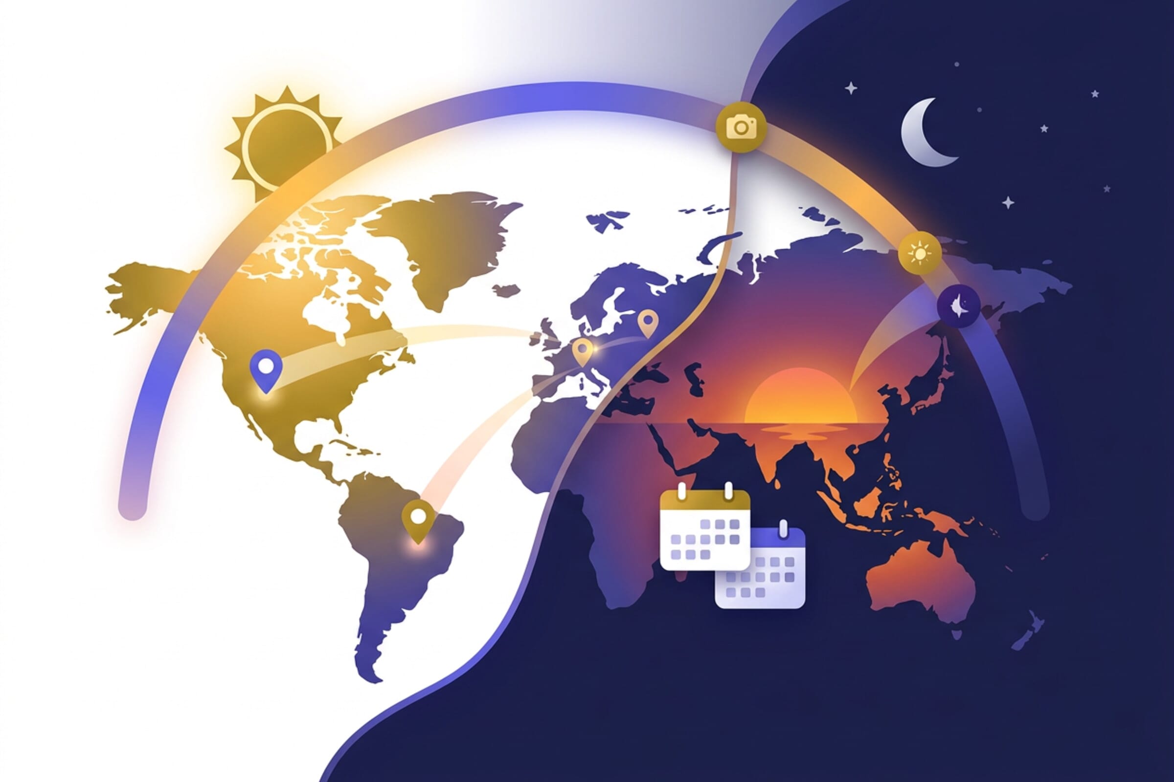 Sunrise, Sunset, Golden Hour & Blue Hour Finder — Interactive Map