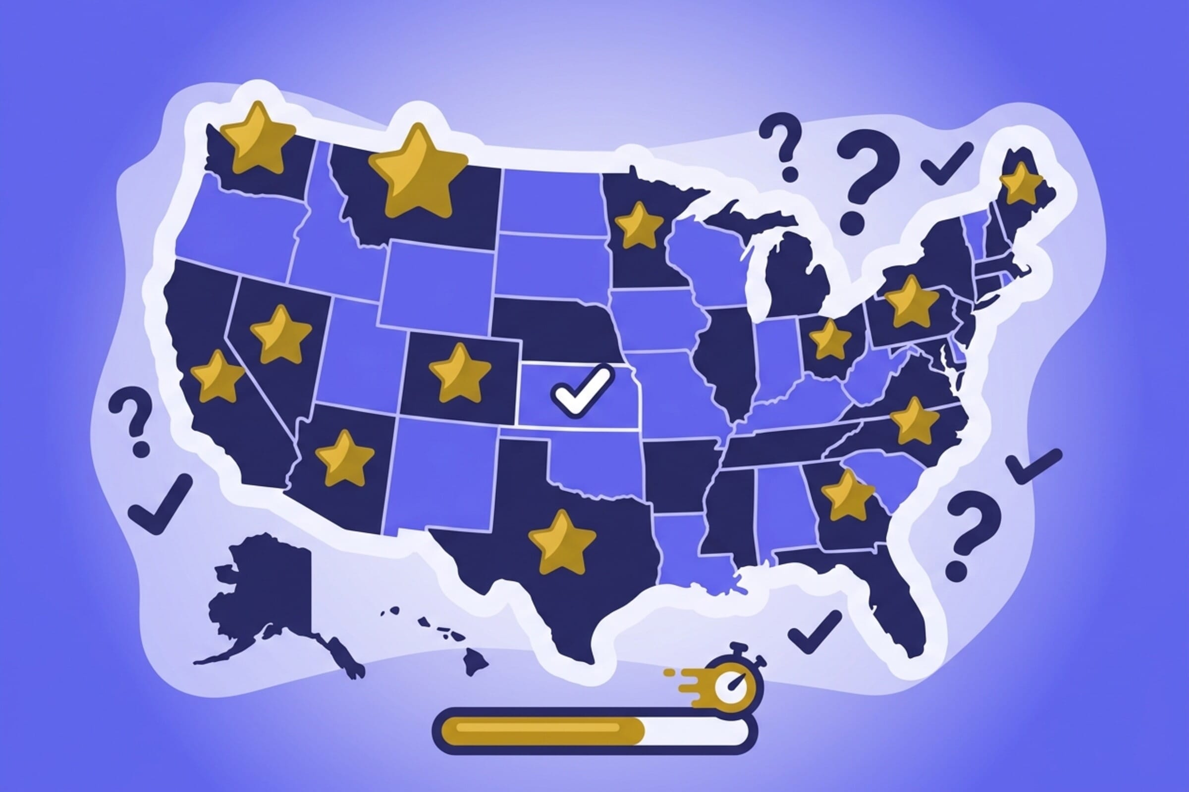 US Geography Quiz Game: Test Your Knowledge of All 50 States