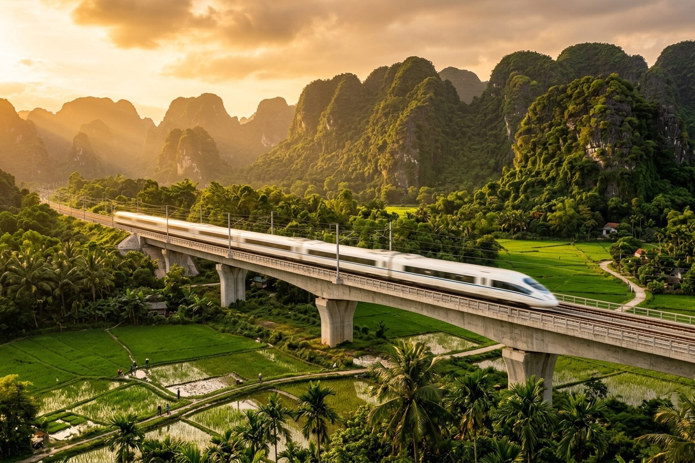 Mapped: Vietnam Breaks Ground on $5.6 Billion Hanoi–Quảng Ninh High-Speed Railway 1
