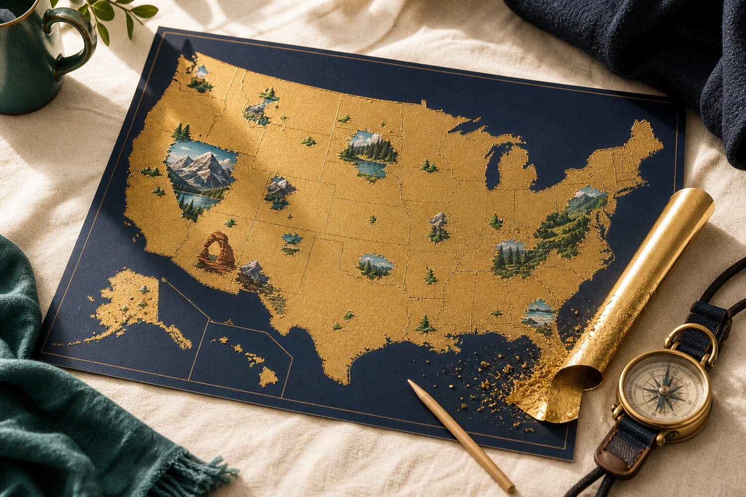 Best National Parks Scratch Off Maps: 9 Picks Compared — Mappr.co buying guide hero
