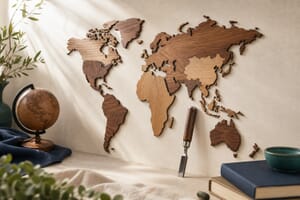 Best Wooden World Maps: 9 Picks Compared — Mappr.co buying guide hero