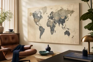 Best World Map Canvas: 9 Picks Compared — Mappr.co buying guide hero