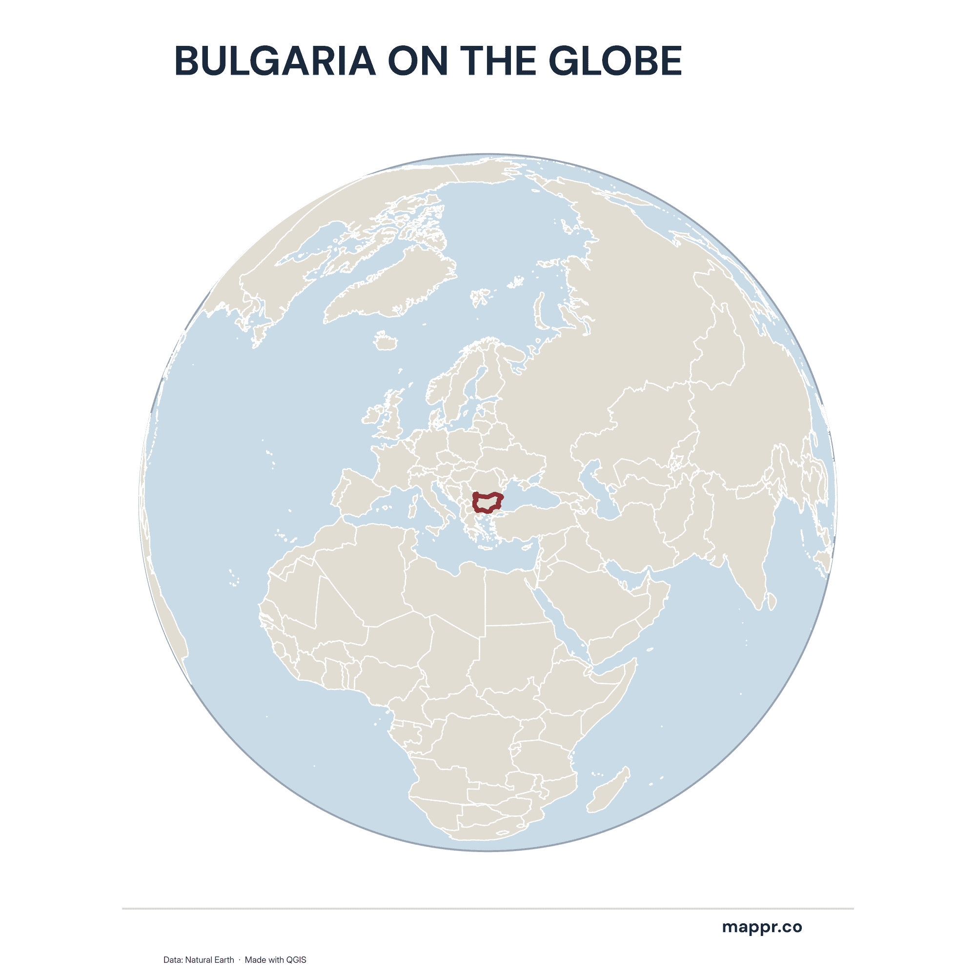 Bulgaria Maps — Free Printable Maps of Bulgaria | Mappr