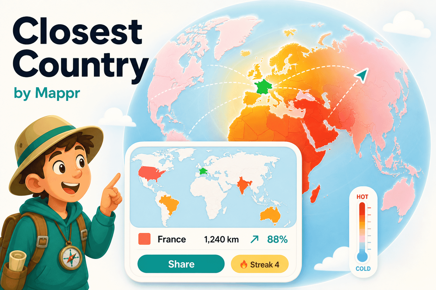 Closest Country Game