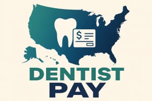 Dentist salary by state map