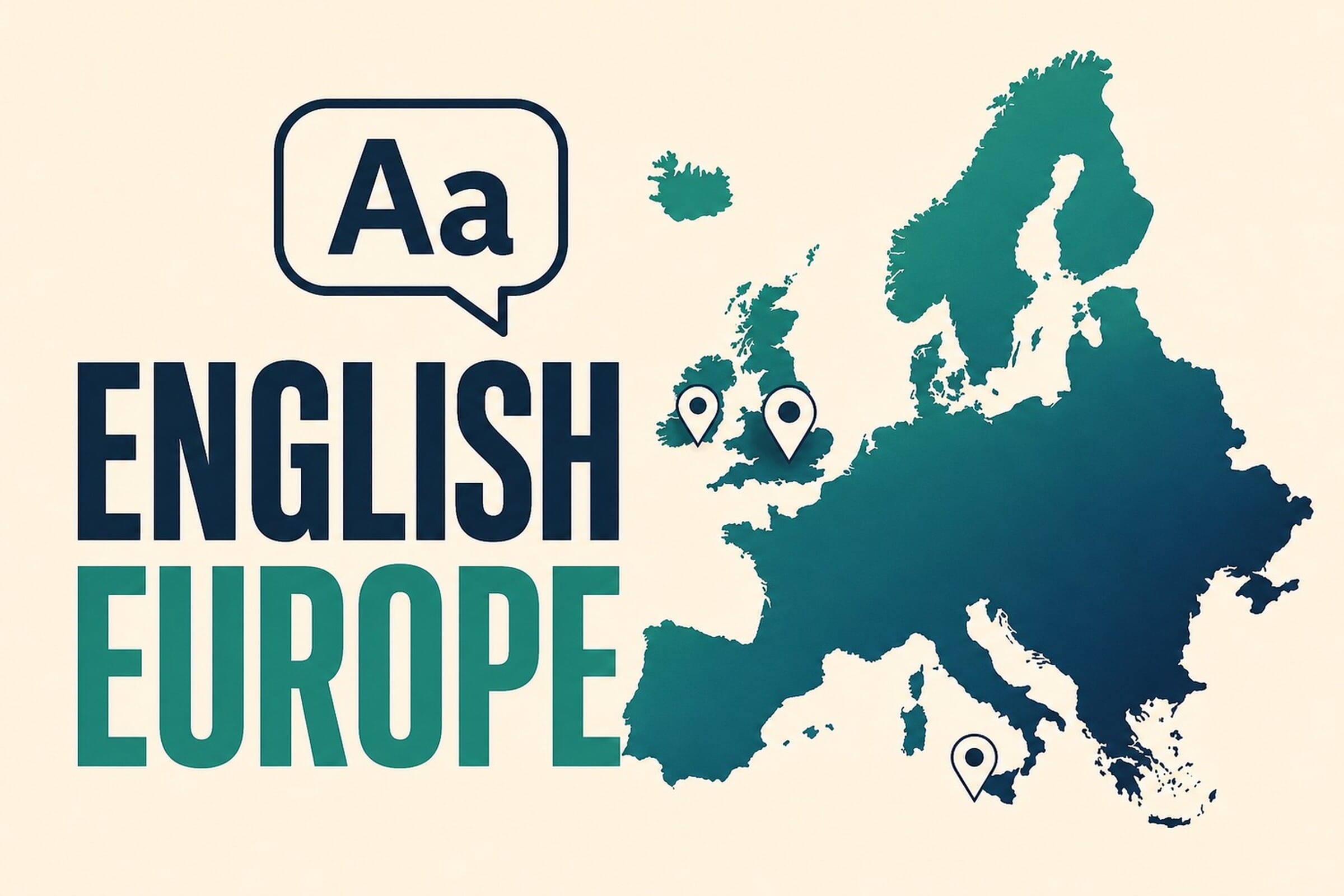 English-Speaking Countries in Europe (2026 Map & EF EPI 2025)