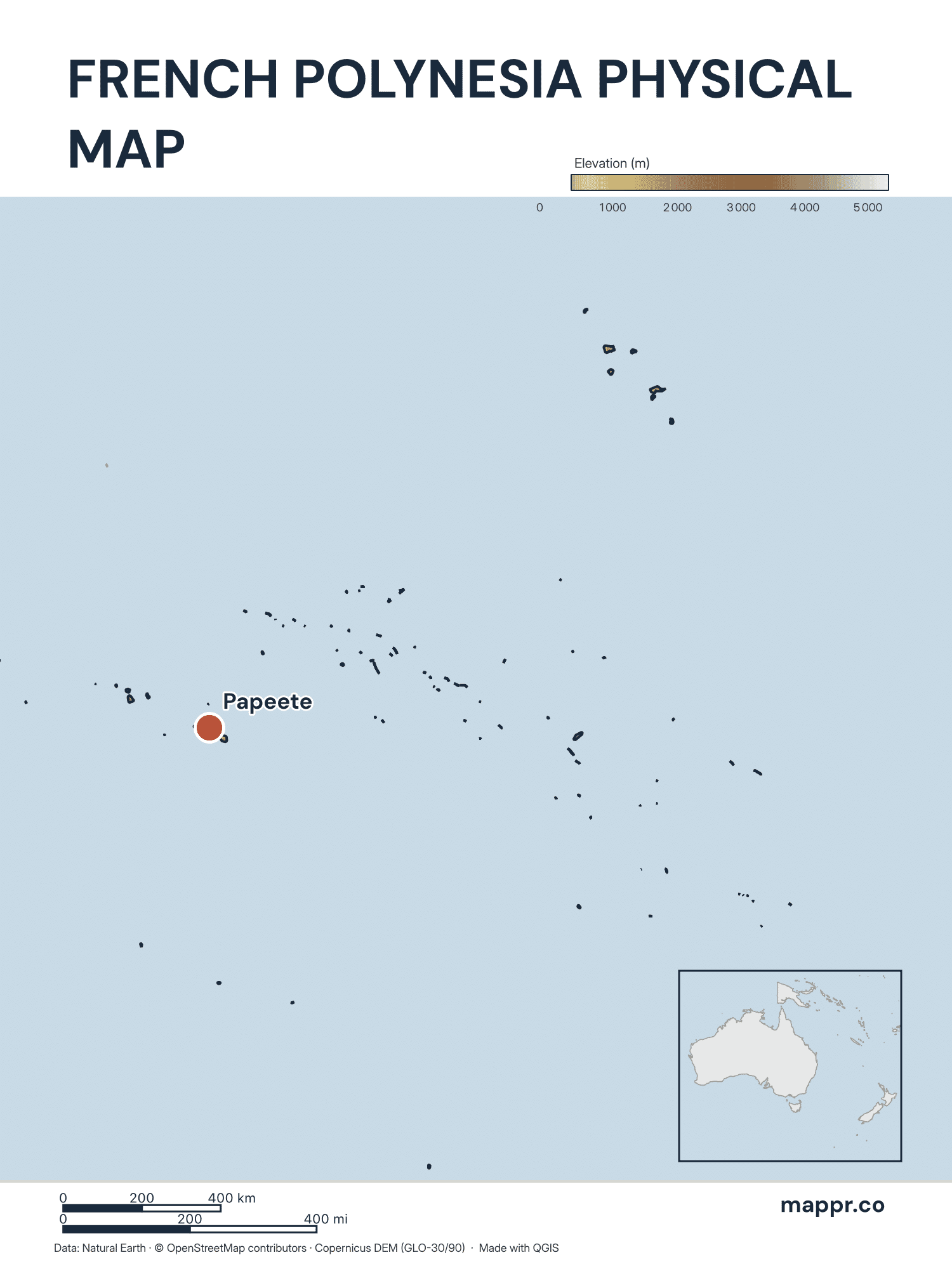 French Polynesia Maps — Free Printable Maps | Mappr