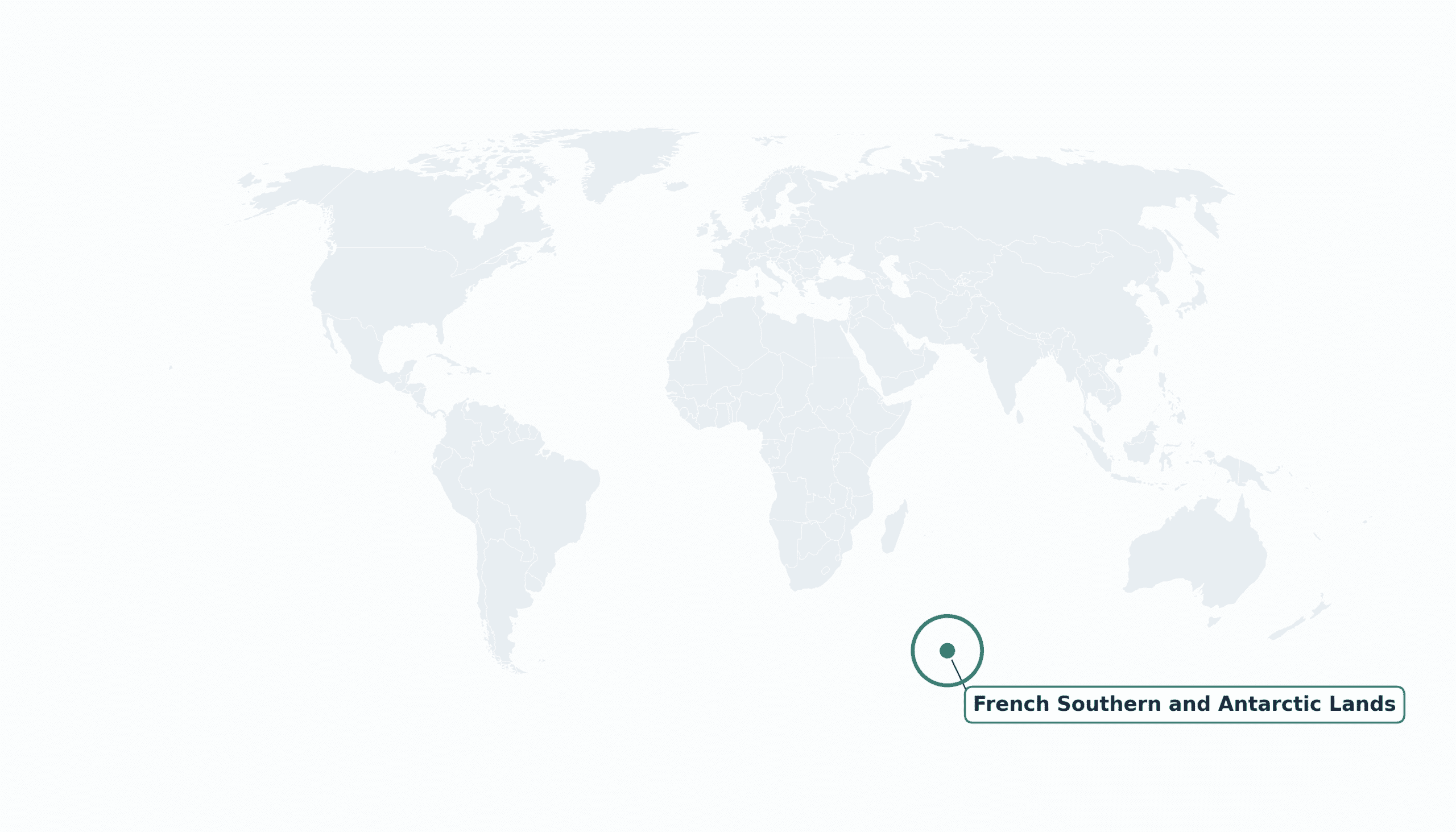 Where are the French Southern and Antarctic Lands?