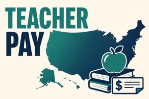 High School Teacher salary by state map