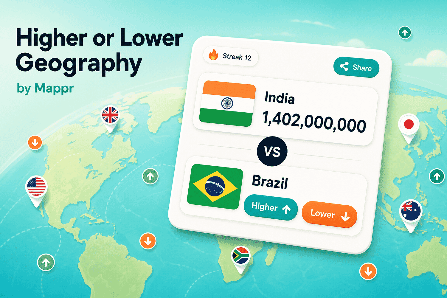Higher or Lower Geography