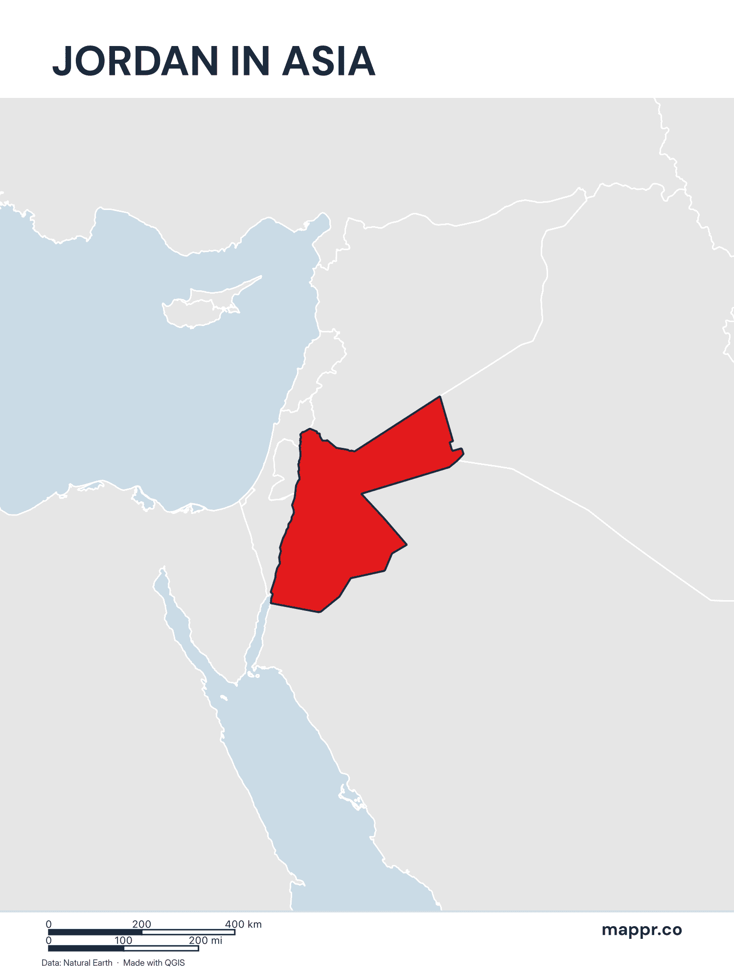 Jordan Maps — Free Printable Maps of Jordan | Mappr