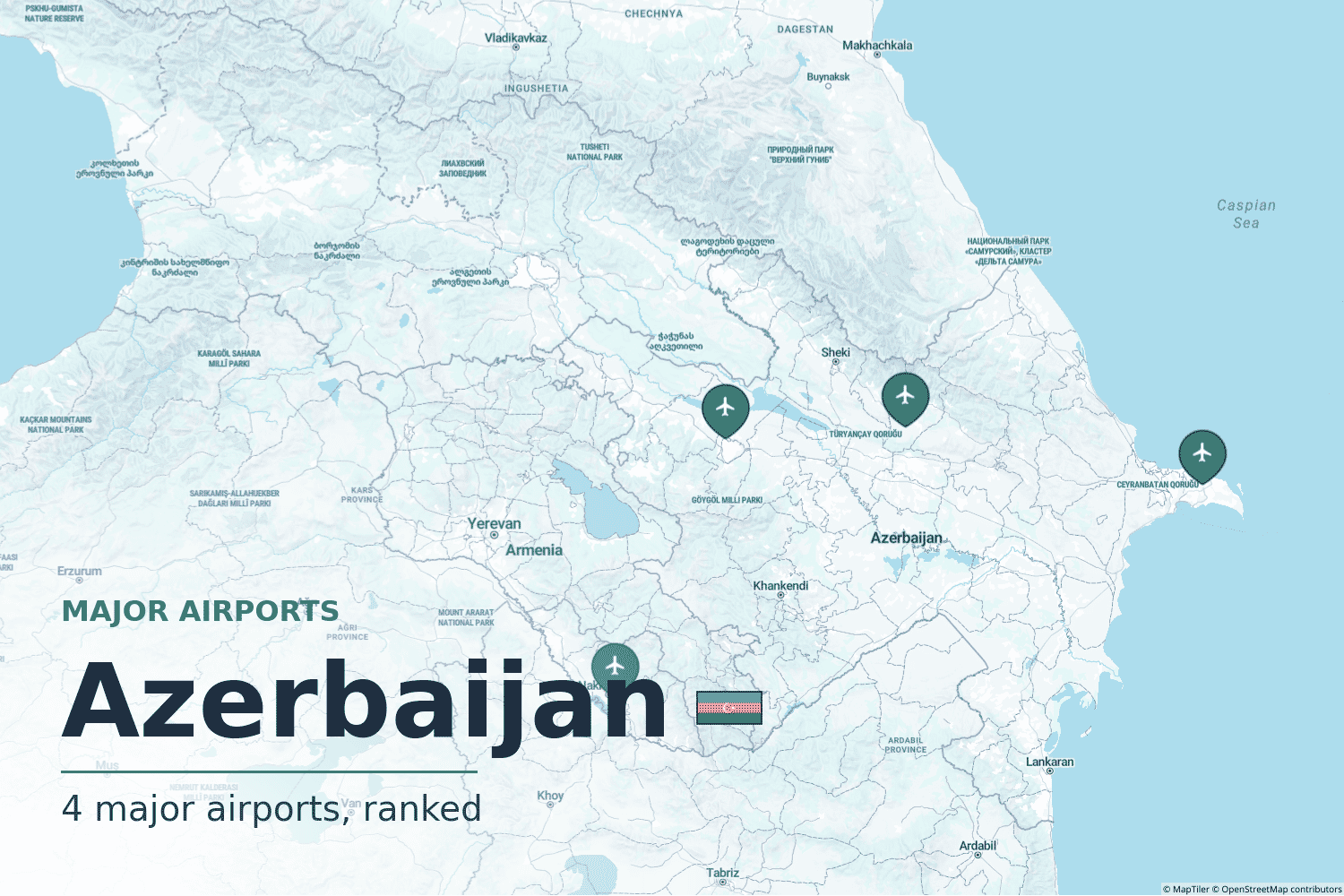 Major Airports in Azerbaijan