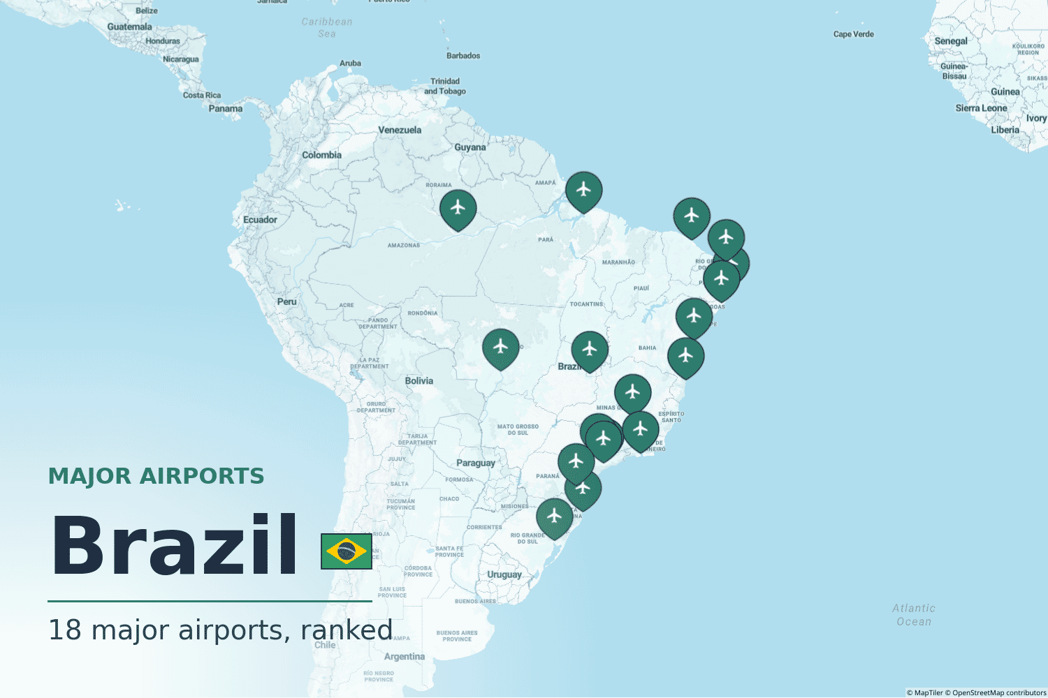 Major Airports in Brazil