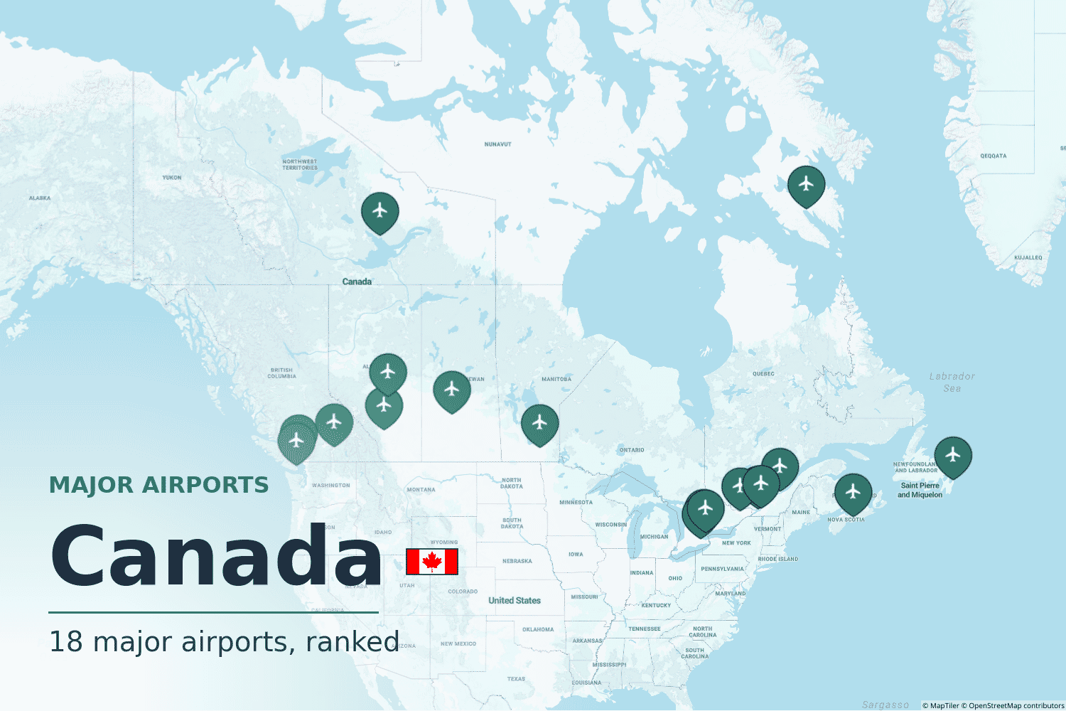 Major Airports in Canada