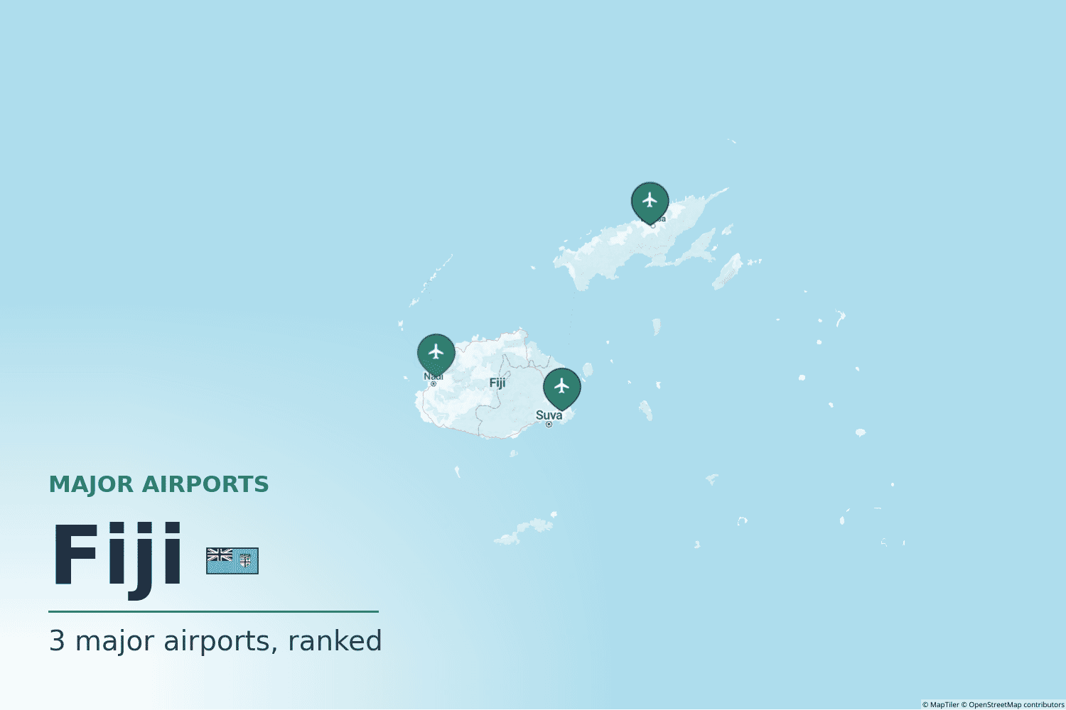 Major Airports in Fiji