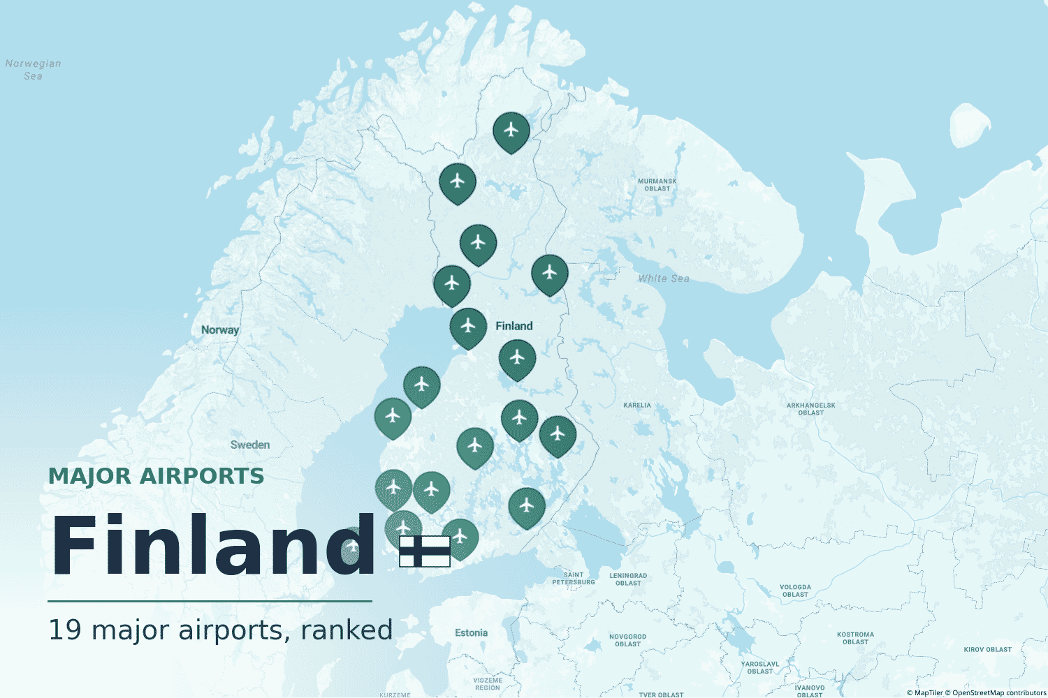 Major Airports in Finland