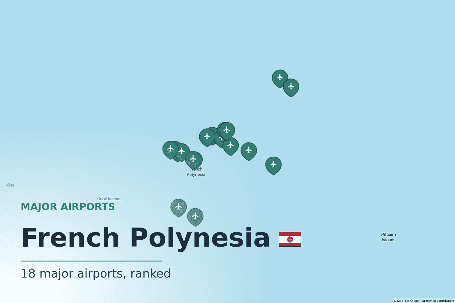 Major Airports in French Polynesia