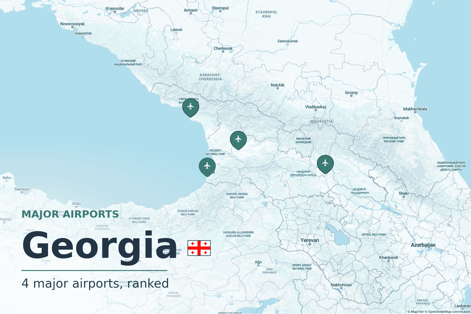 Major Airports in Georgia