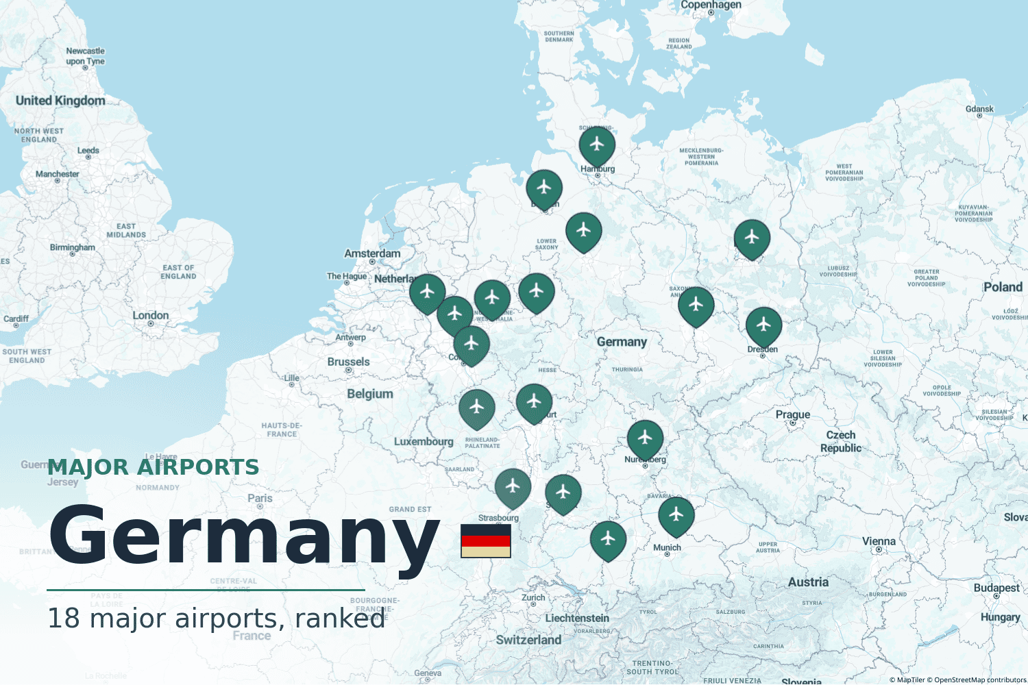 Major Airports in Germany