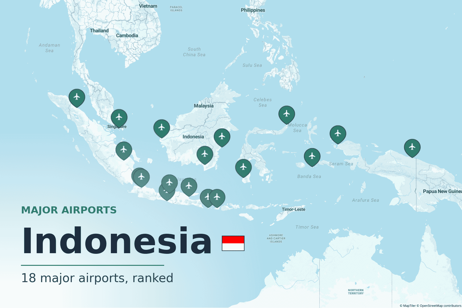 Major Airports in Indonesia