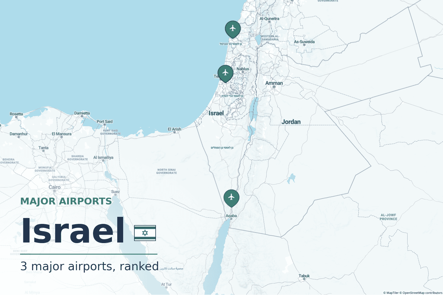 Major Airports in Israel