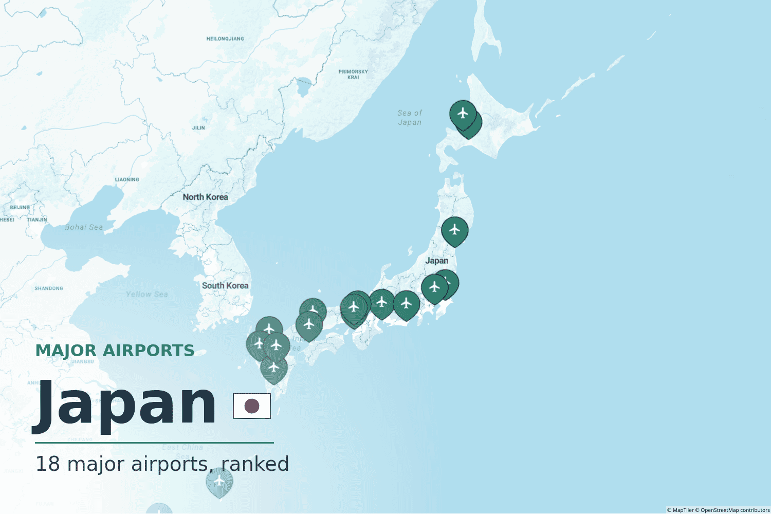 Major Airports in Japan