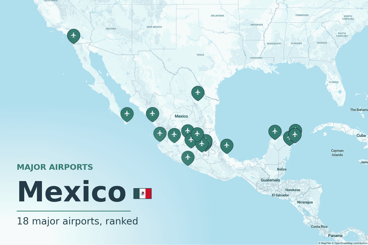 Major Airports in Mexico