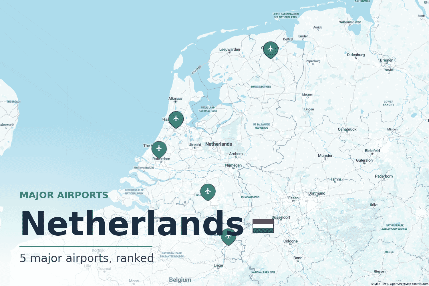 Major Airports in Netherlands