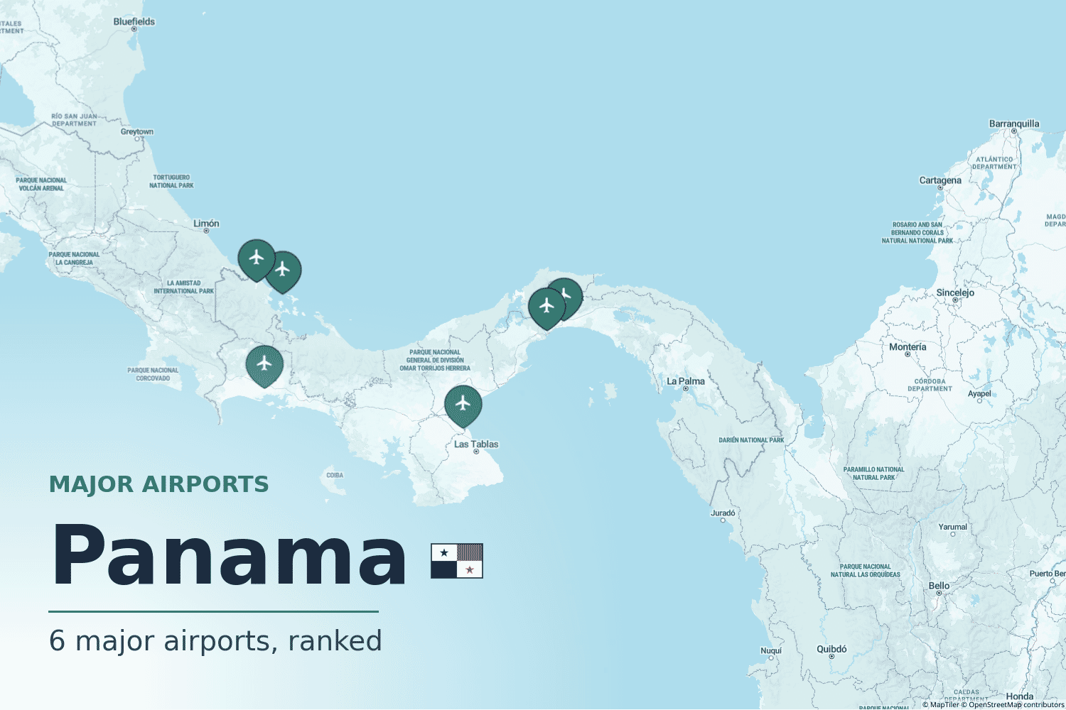 Major Airports in Panama