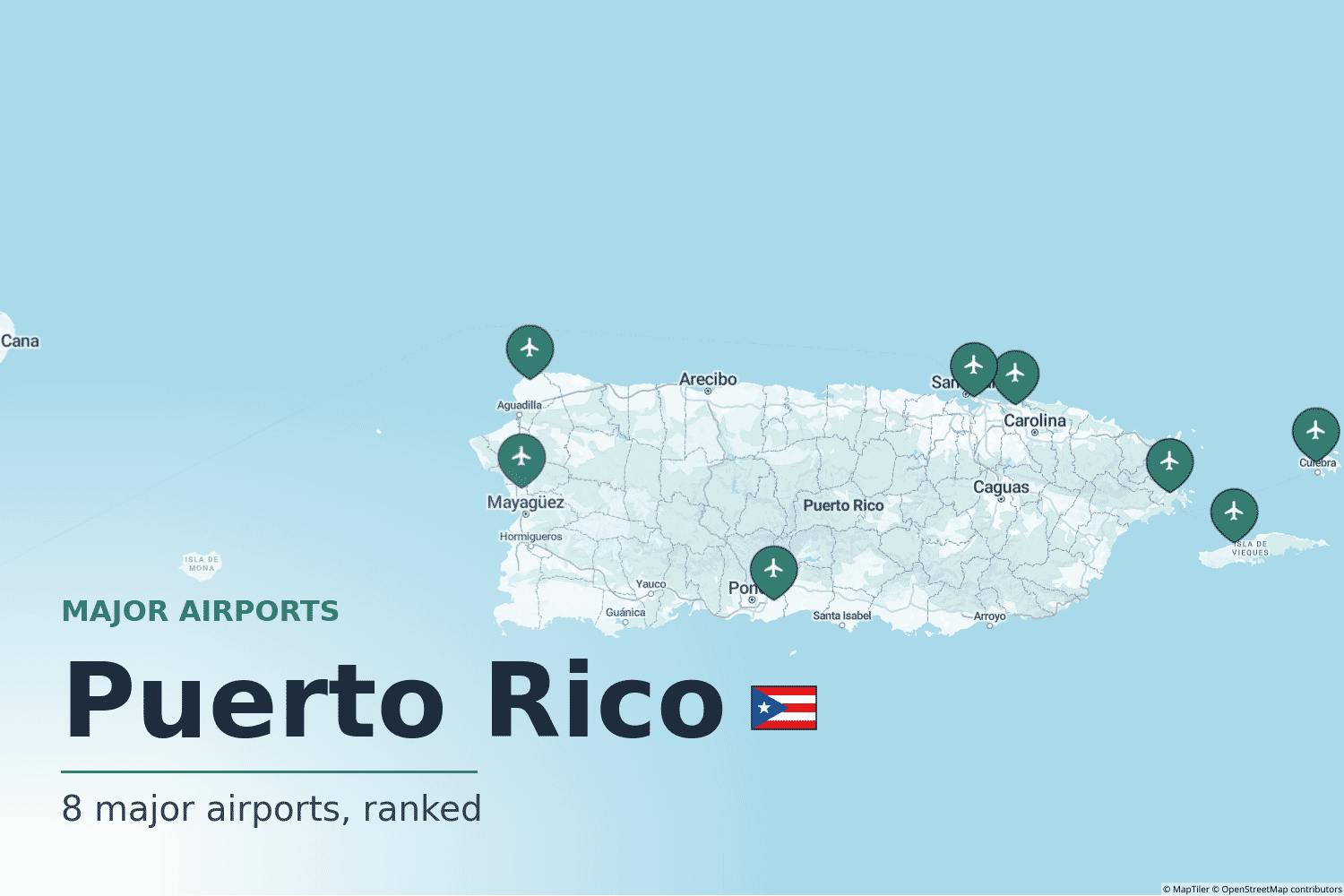 Major Airports in Puerto Rico