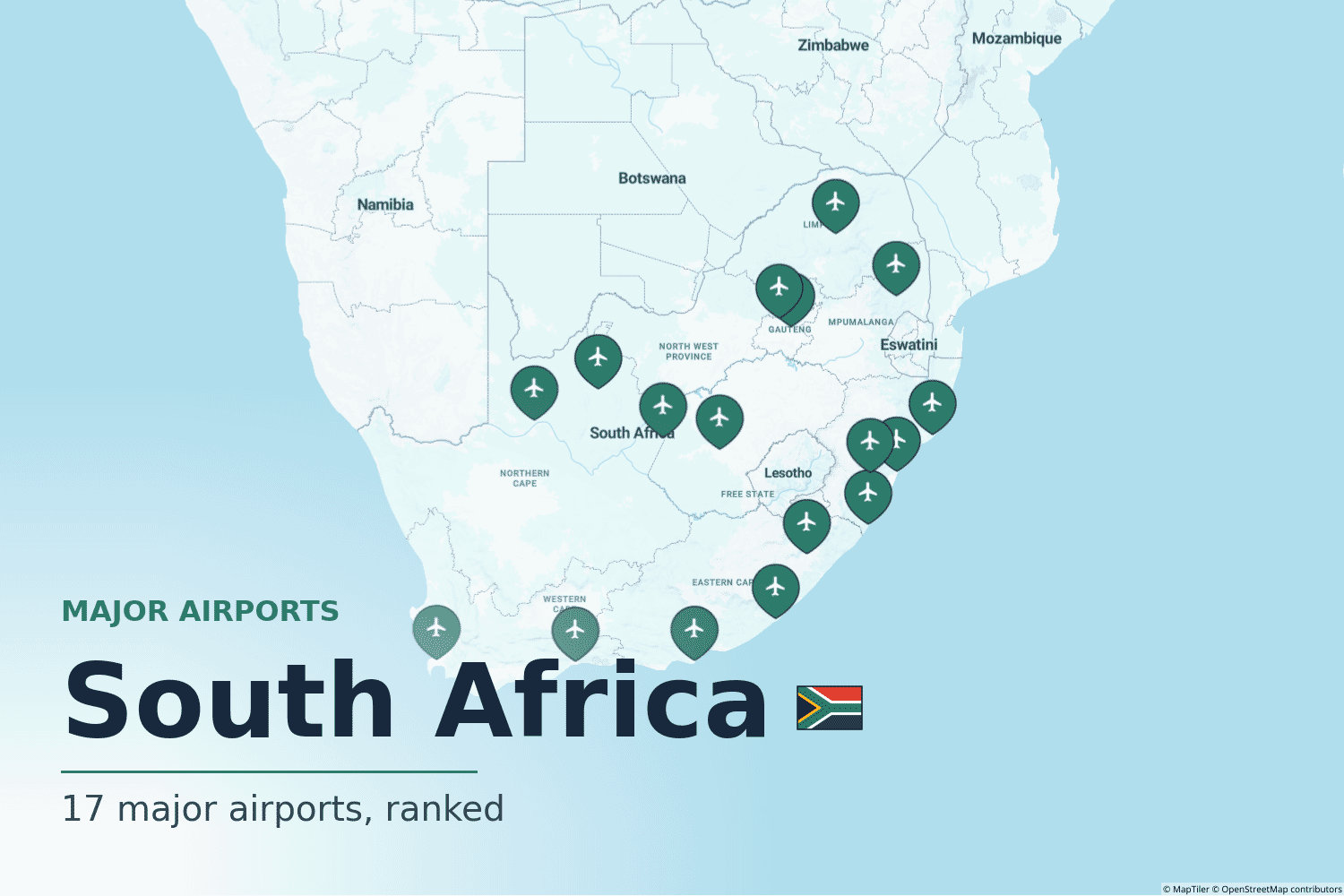 Major Airports in South Africa