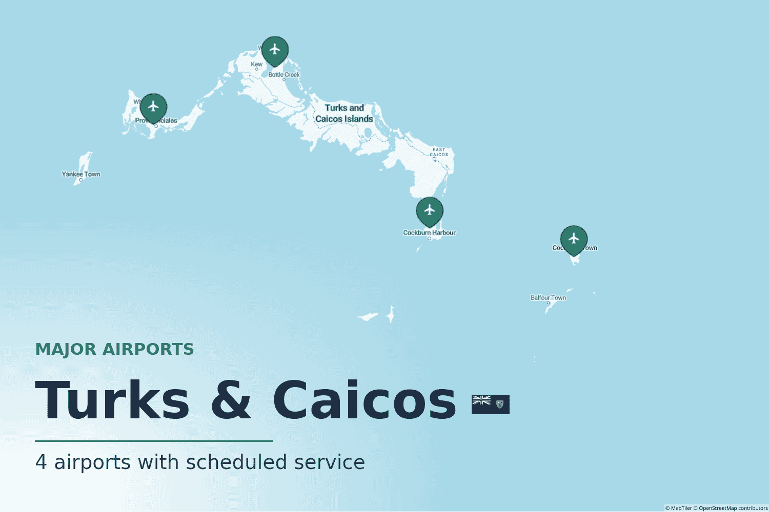 Major Airports in Turks and Caicos