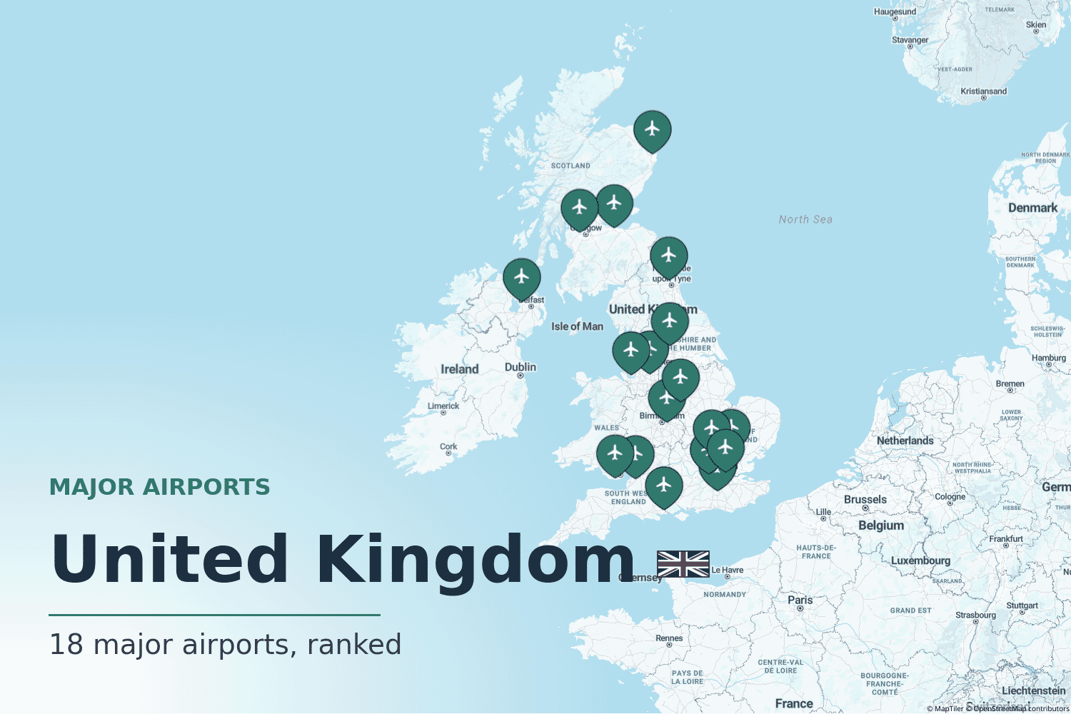 Major Airports in the United Kingdom