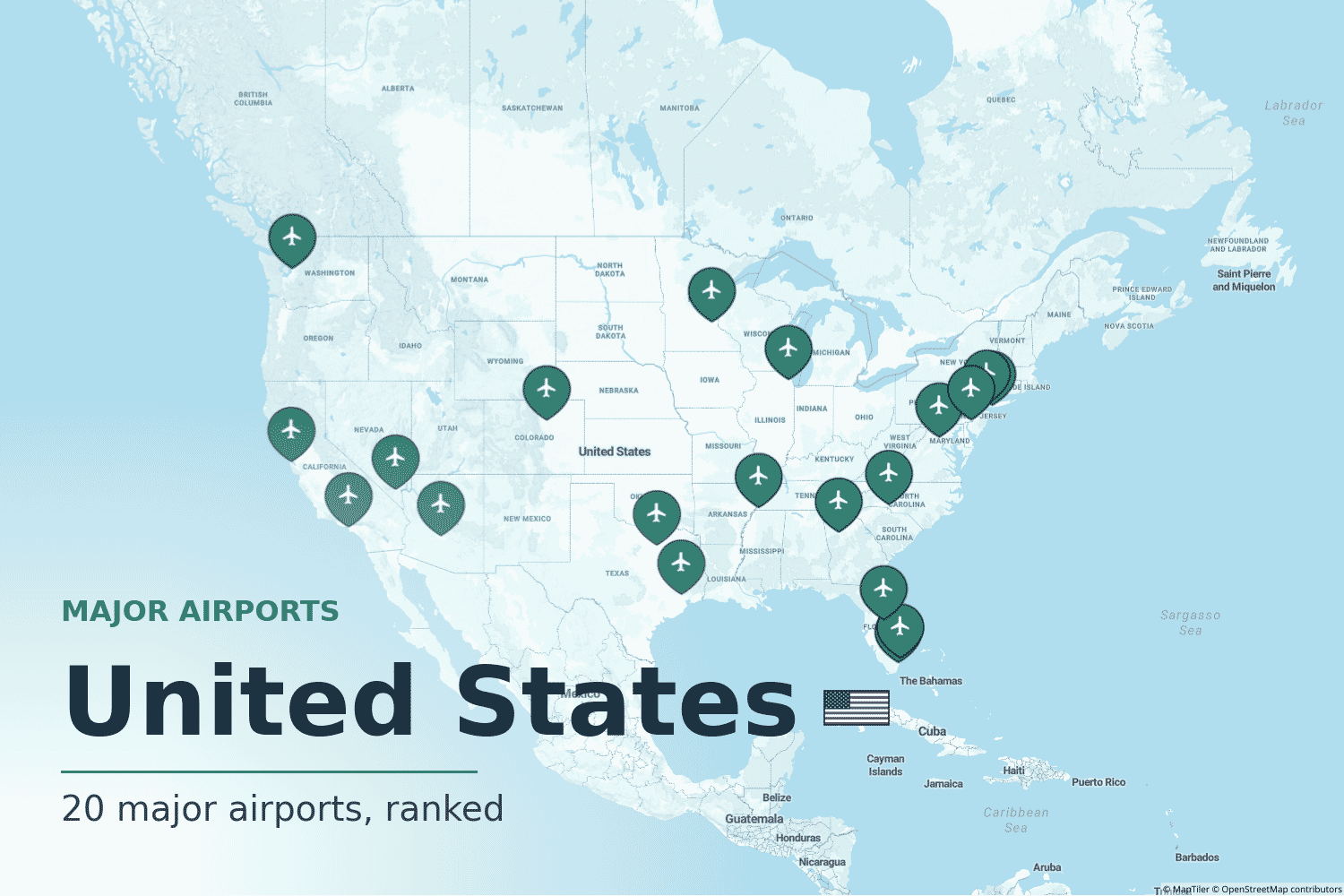 Major Airports in the United States