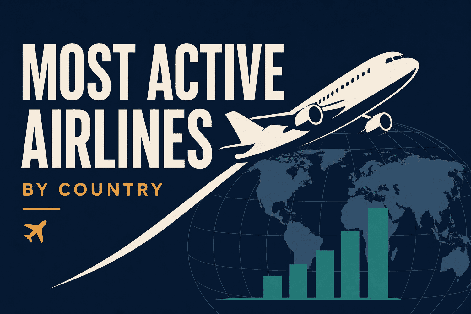 Most Active Airlines by Country