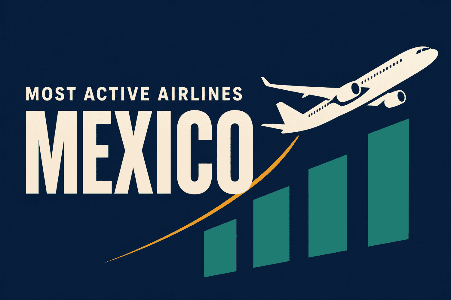 Most Active Airlines in Mexico