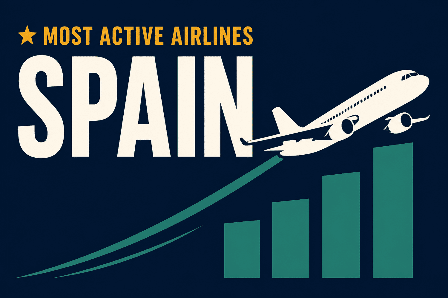 Most Active Airlines in Spain