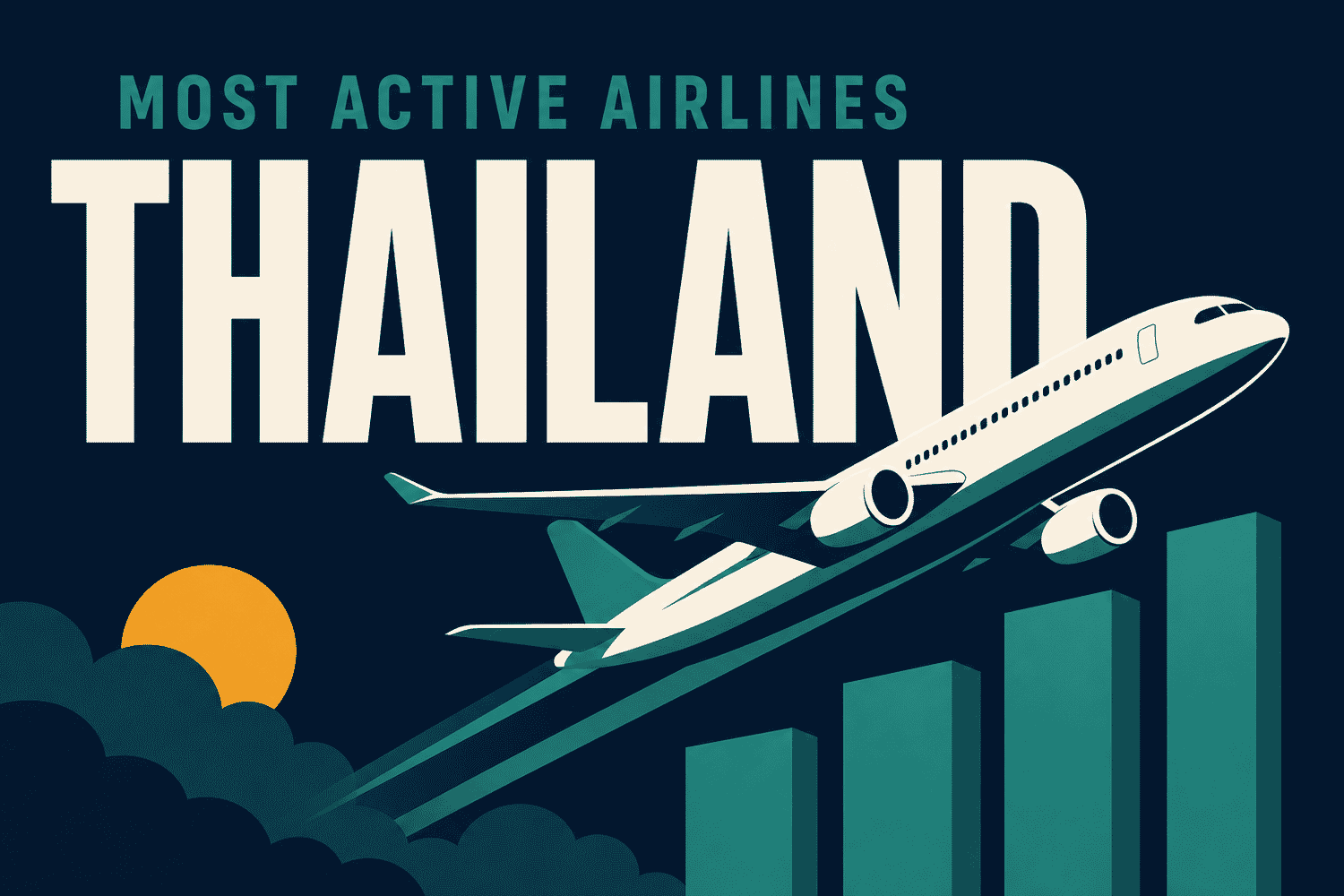 Most Active Airlines in Thailand
