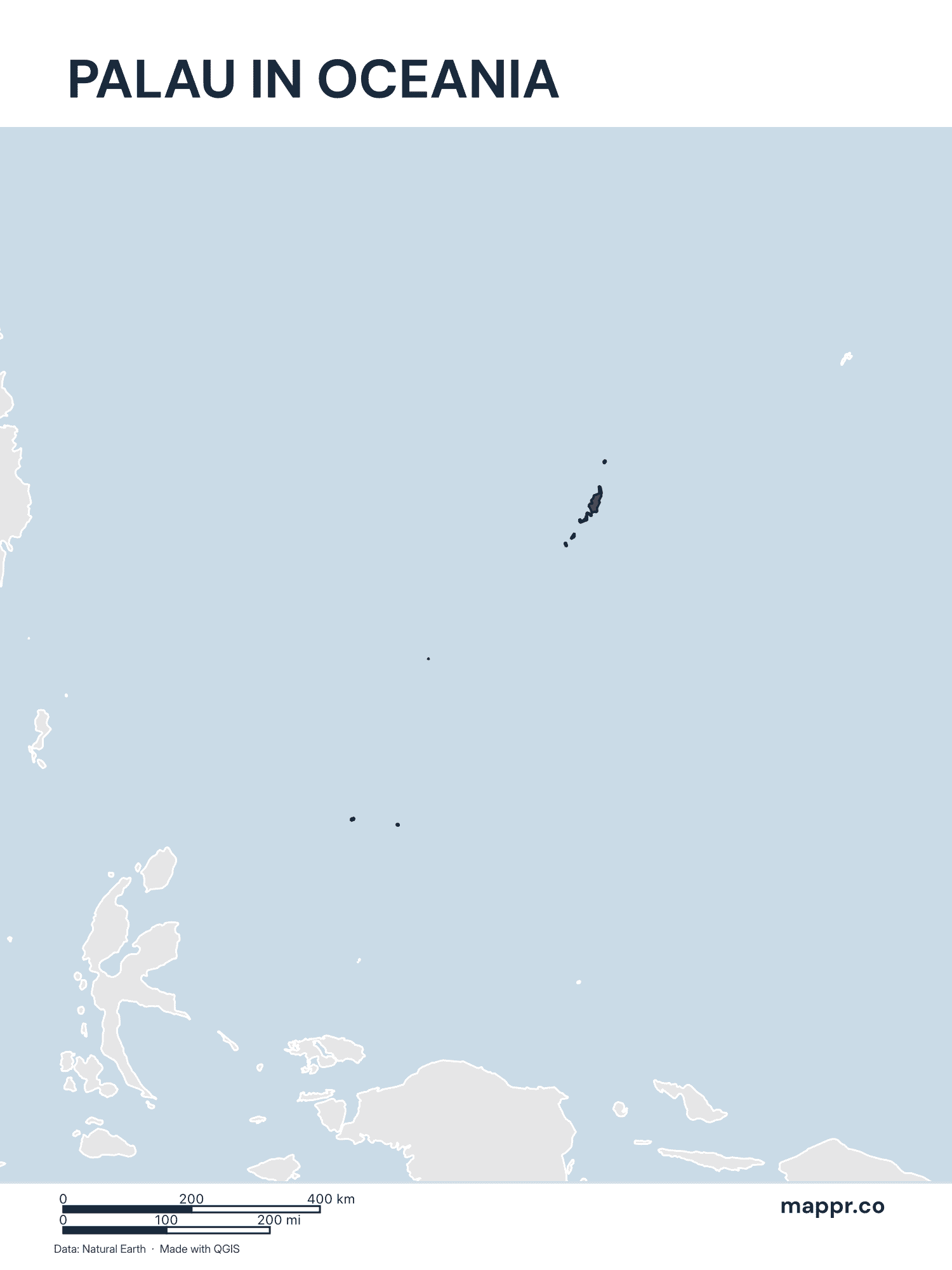 Palau Maps — Free Printable Maps of Palau | Mappr