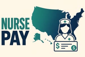 Registered Nurse salary by state map
