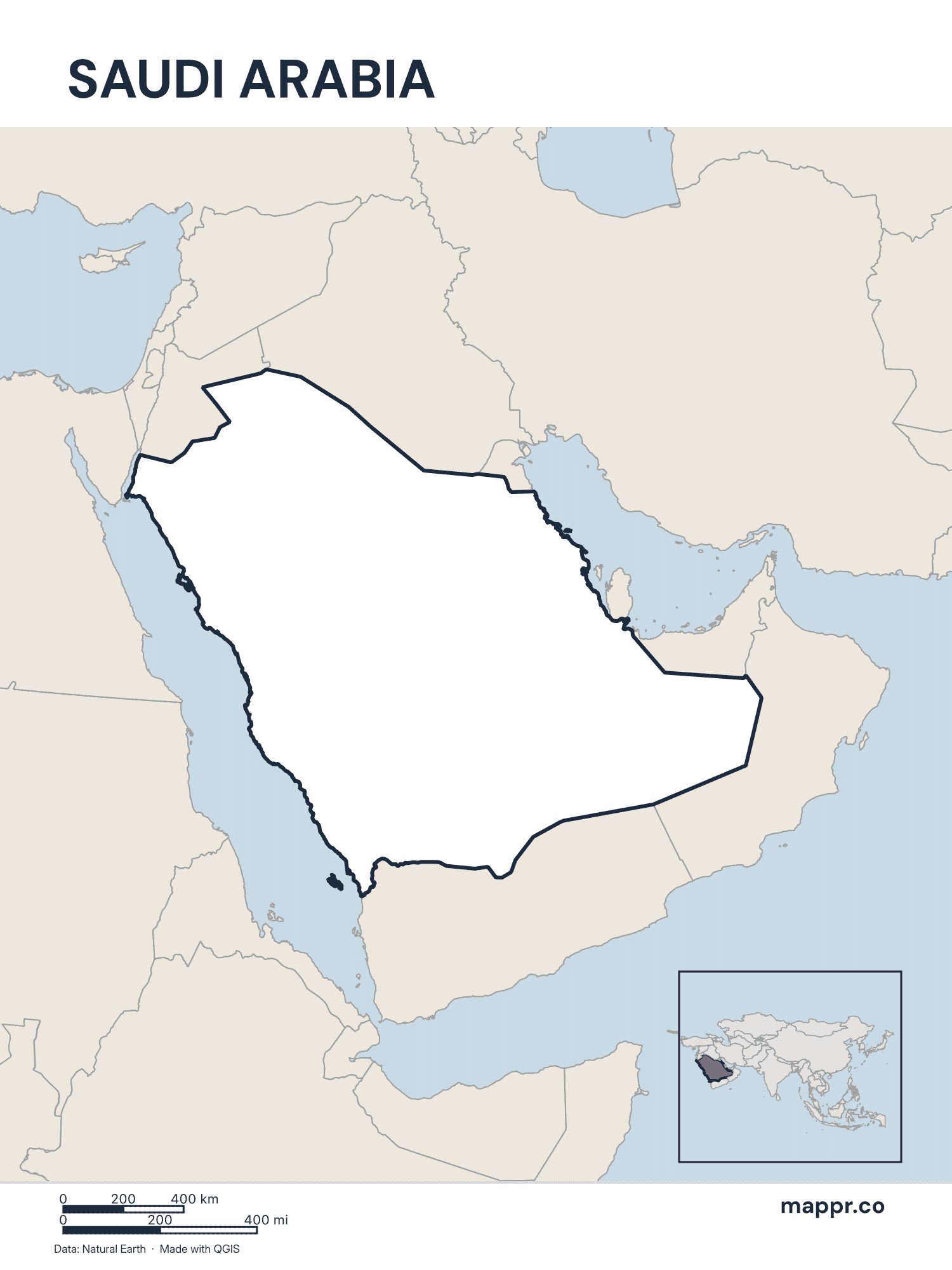 Saudi Arabia Map.pdf Saudi Arabia Maps — Free Printable Maps of Saudi Arabia | Mappr