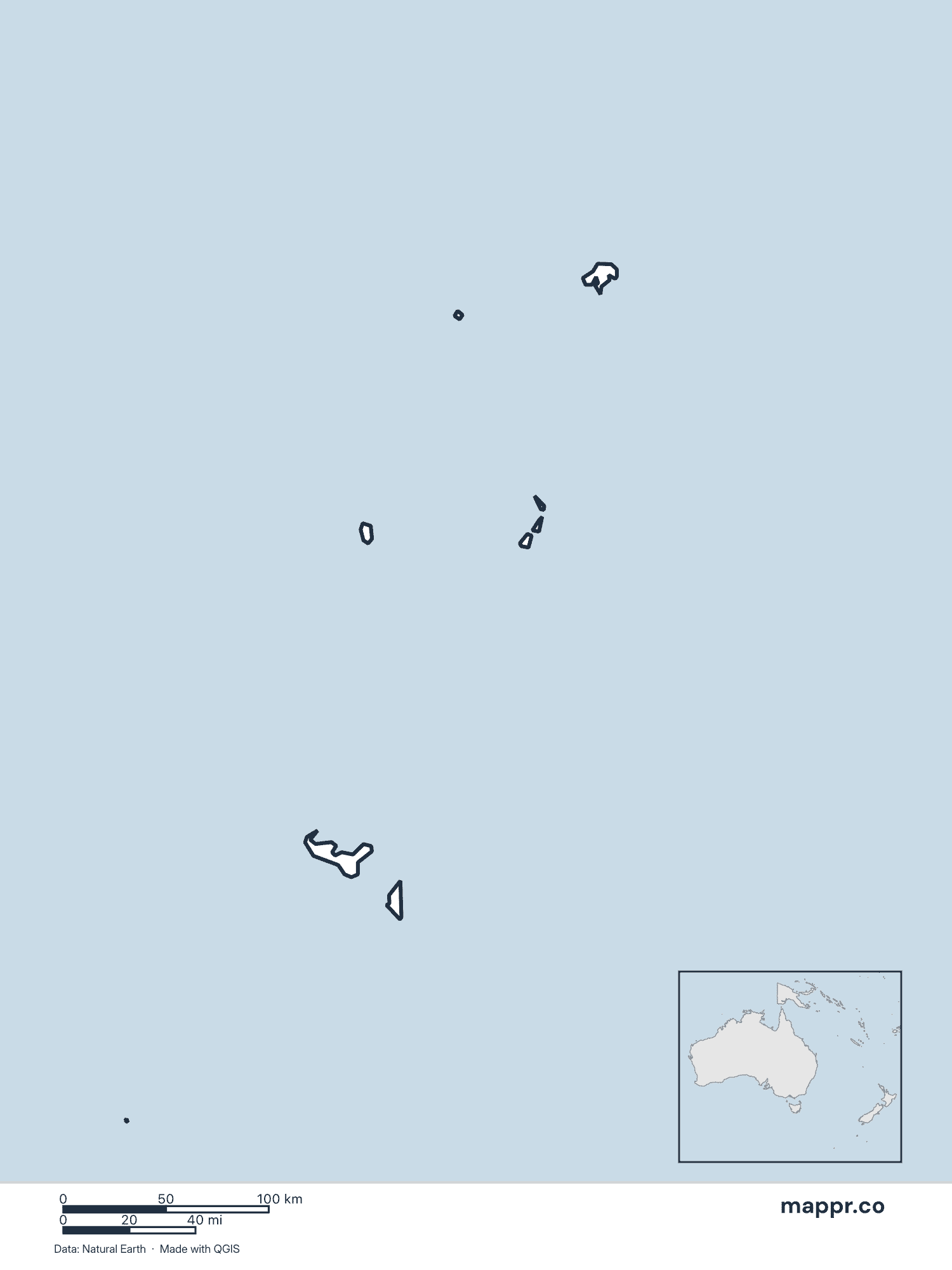 Tonga Maps — Free Printable Maps of Tonga | Mappr