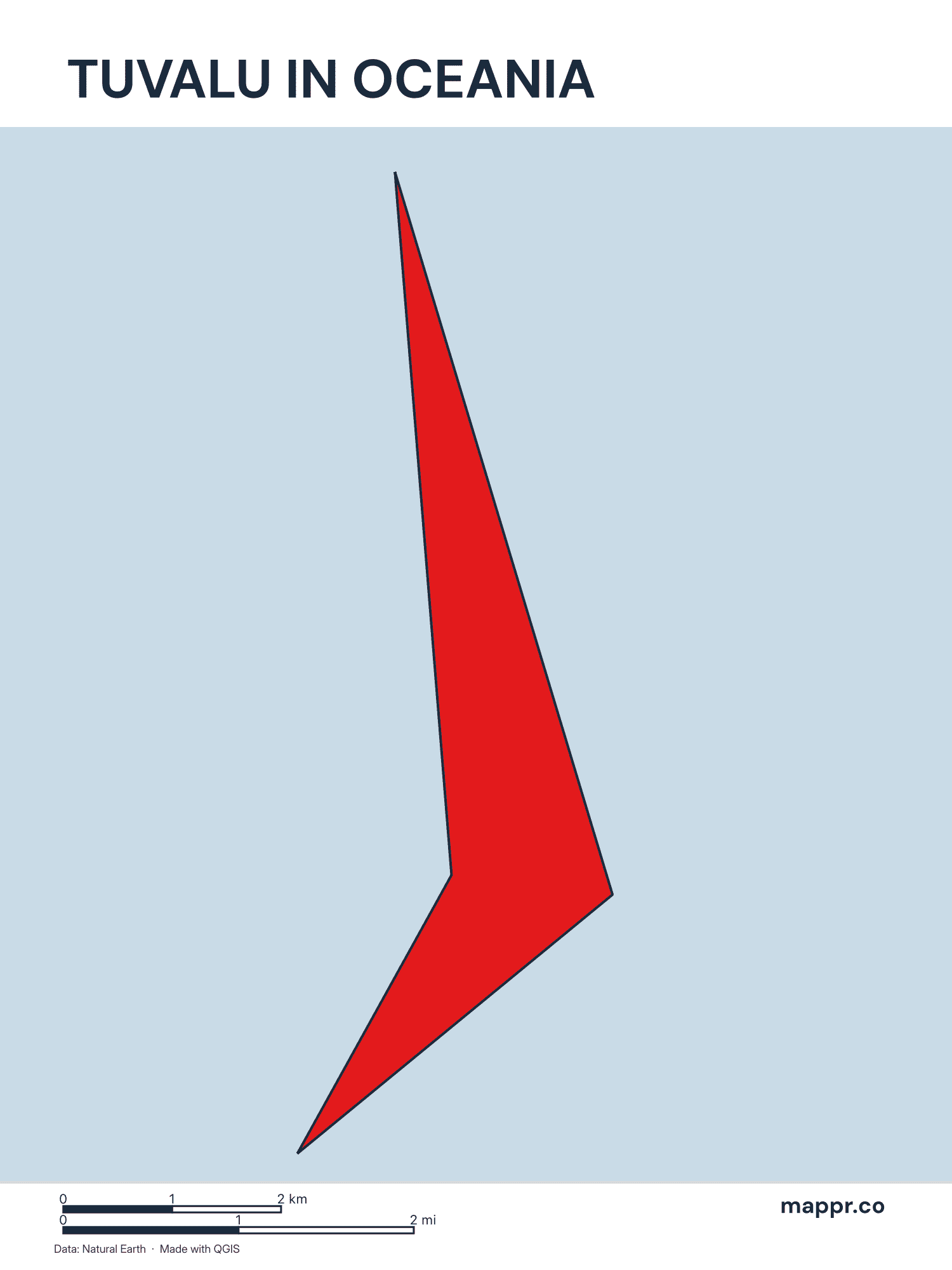 Tuvalu Maps — Free Printable Maps of Tuvalu | Mappr