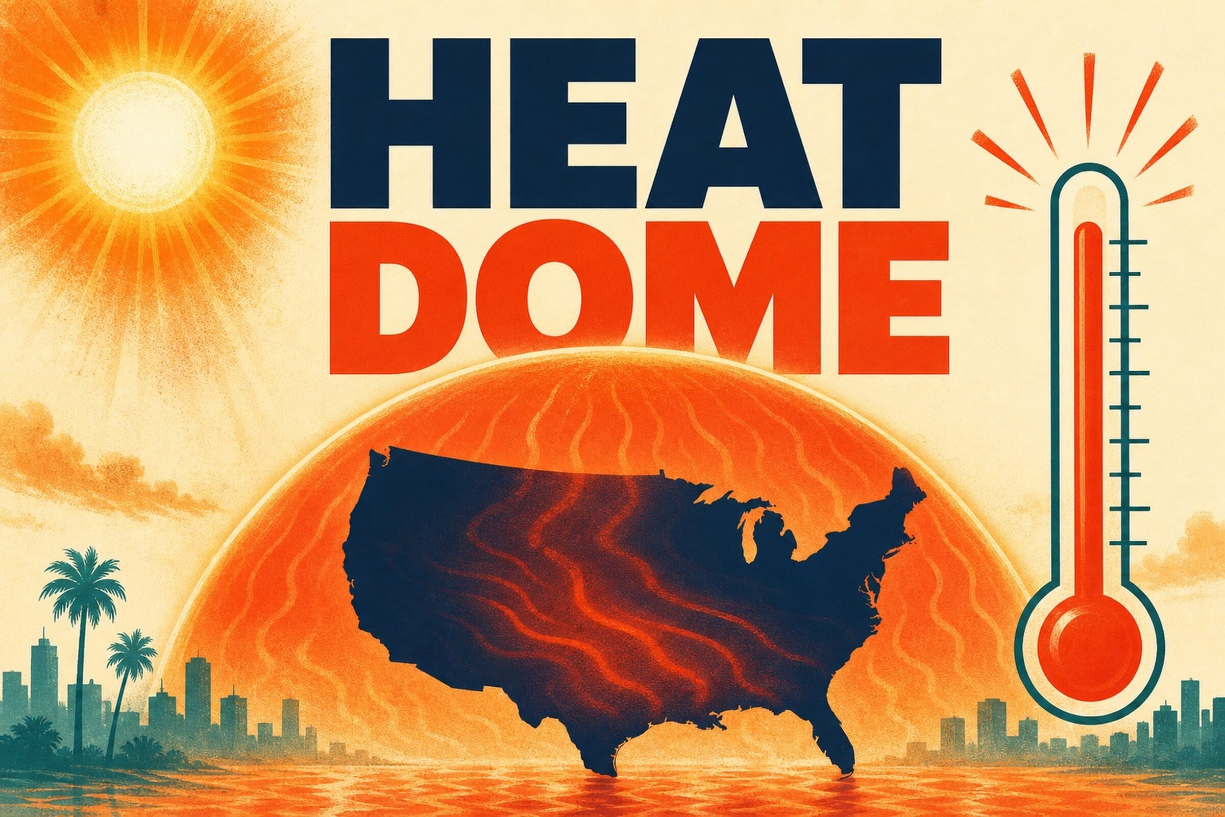 A Massive Heat Dome Is Building Over the U.S.: What’s Coming, and Where (Mapped)