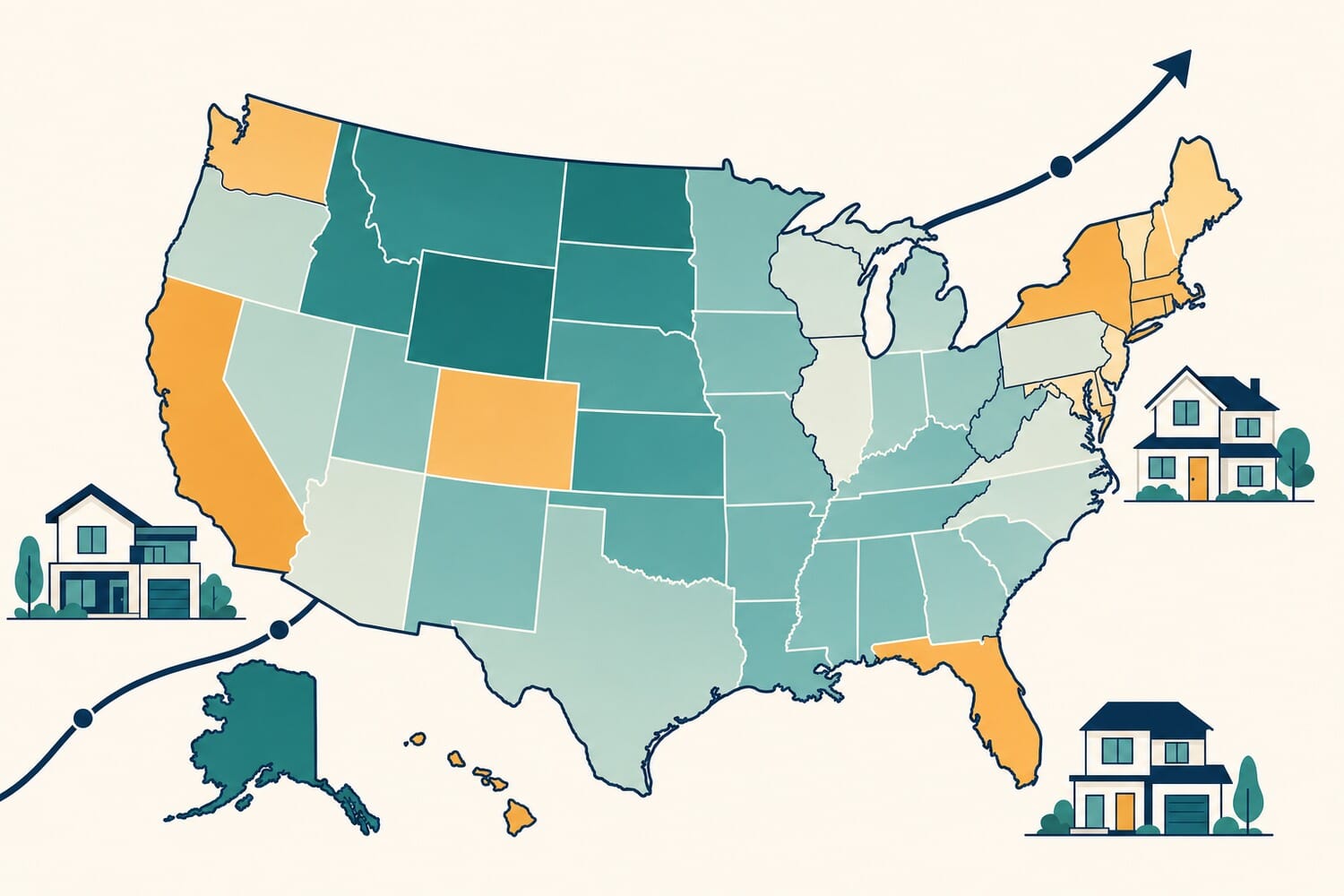 Average House Prices by U.S. State
