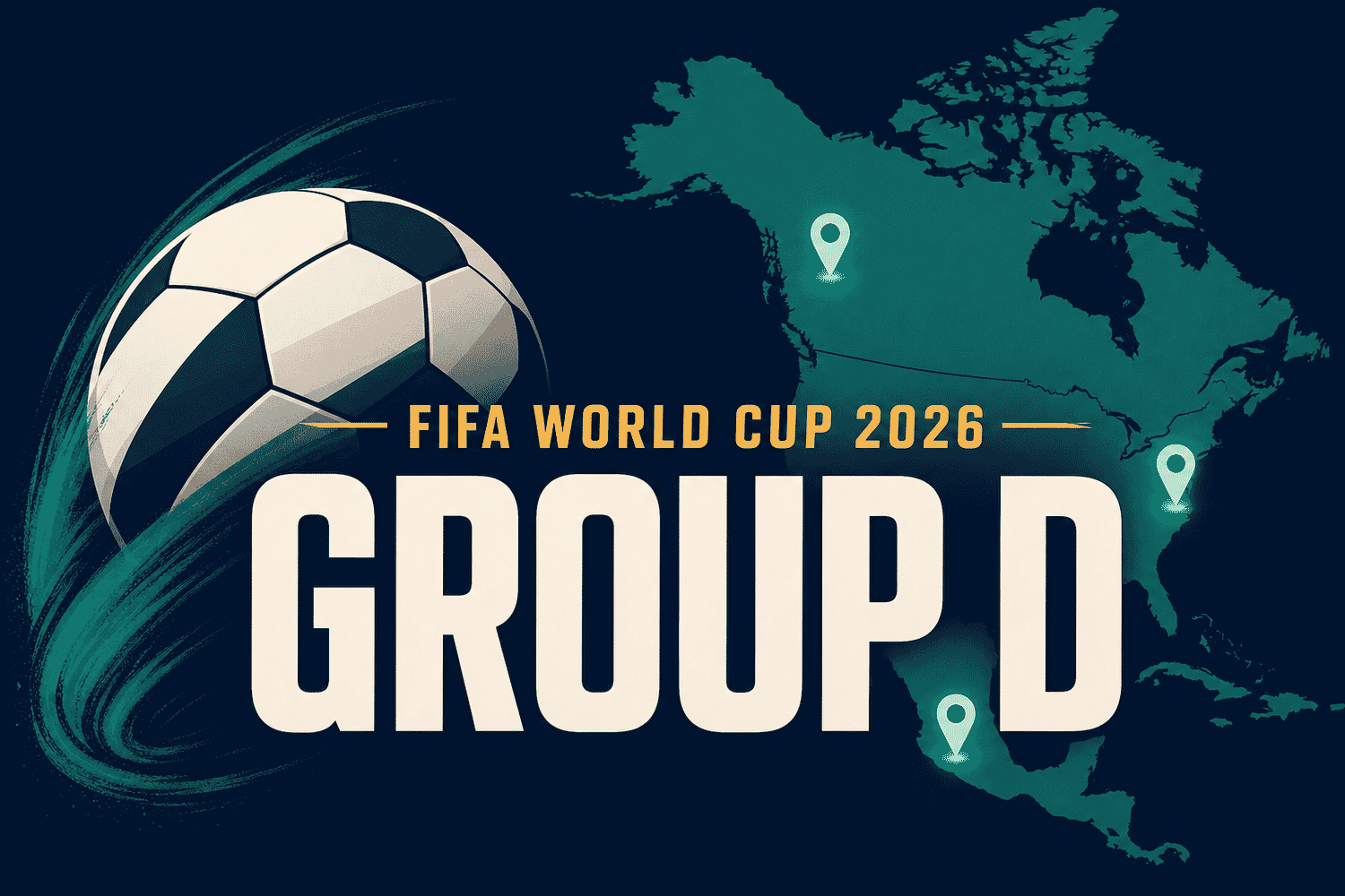World Cup 2026 Group D: USA, Australia, Paraguay & Turkey — Fixtures, Venues & Map