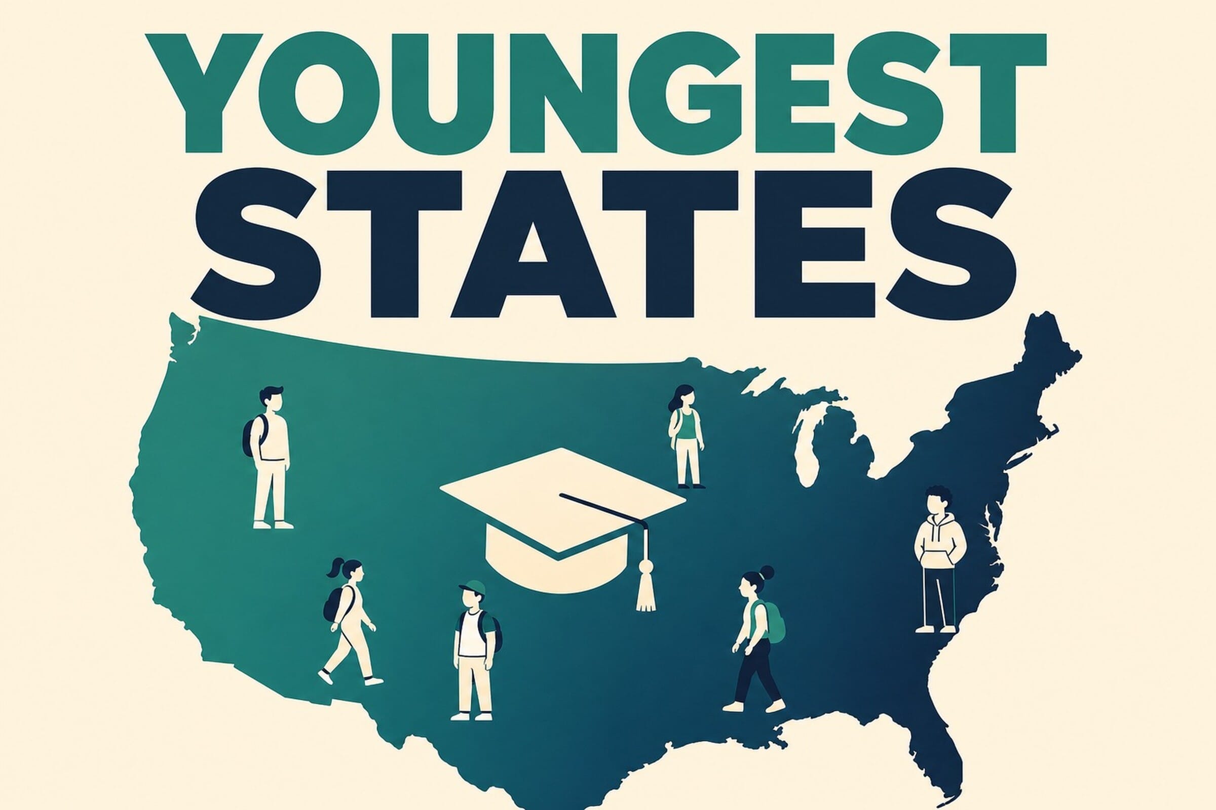 The 10 Youngest States in the USA by Median Age (2026)