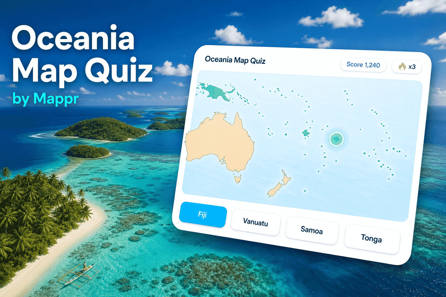 Oceania Map Quiz
