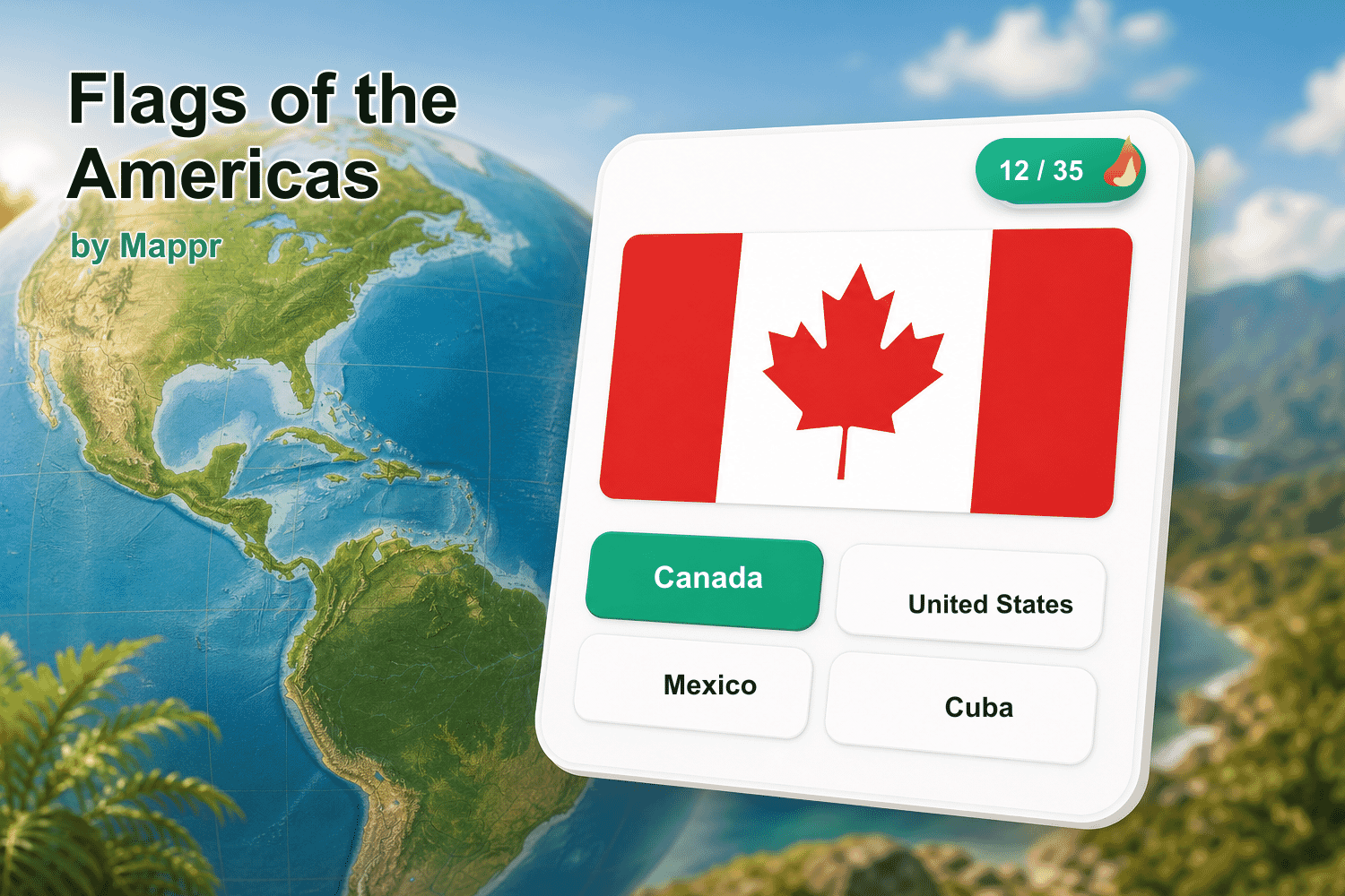 Flags of the Americas Quiz